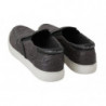 Mocassini da uomo Caiman piatti in pelle grigia - EU39/US6
