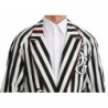 Cappotto nero, camicia da notte, vestaglia di cotone bianco - IT46 - S