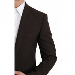 Giacca cappotto slim fit marrone Blazer MARTINI - IT48 - M