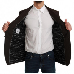 Giacca cappotto slim fit marrone Blazer MARTINI - IT48 - M
