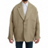 Cappotto giacca beige Cappotto blazer in iuta 100%. - IT48 - L
