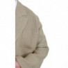 Cappotto giacca beige Cappotto blazer in iuta 100%. - IT48 - L