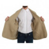 Cappotto giacca beige Cappotto blazer in iuta 100%. - IT48 - L