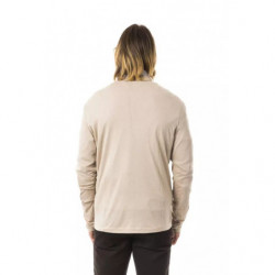 Cardigan in viscosa beige - M