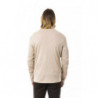 Cardigan in viscosa beige - L