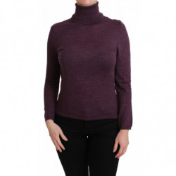Maglione di lana con collo...