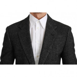 Blazer da giacca slim fit a quadri scozzesi grigi - IT46 - S