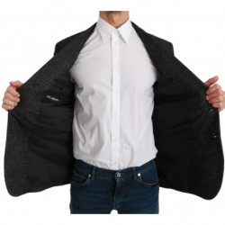 Blazer da giacca slim fit a quadri scozzesi grigi - IT46 - S