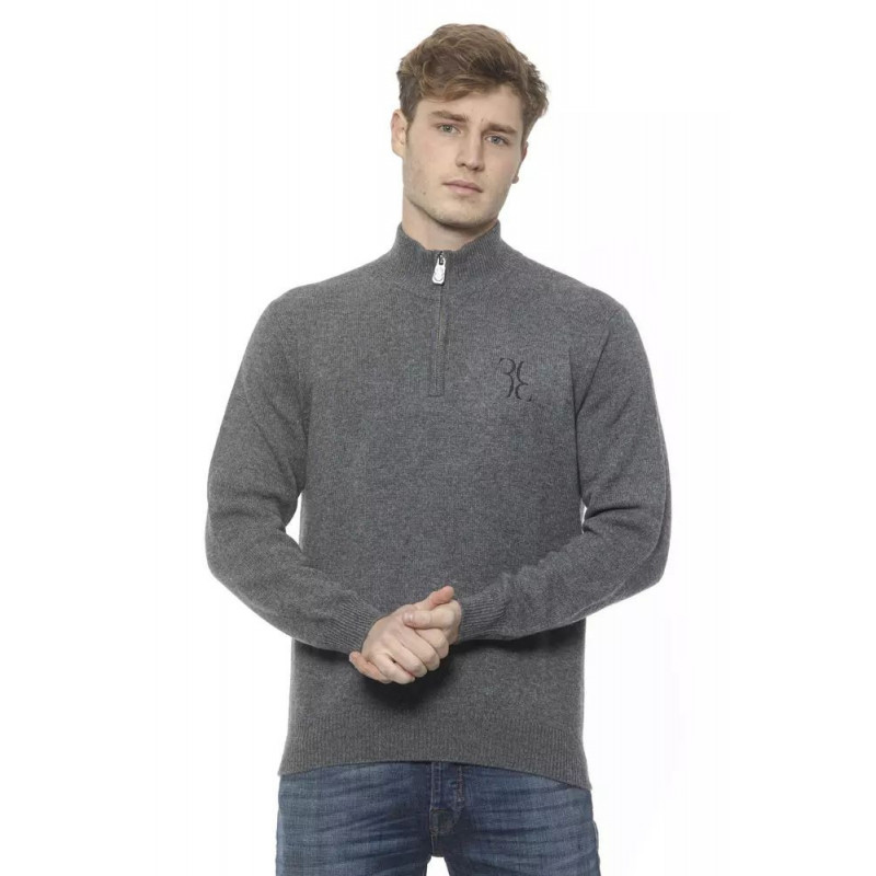 Maglione in cashmere grigio - XXL