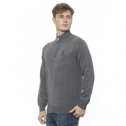 Maglione in cashmere grigio - XXL