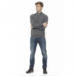 Maglione in cashmere grigio - XXL