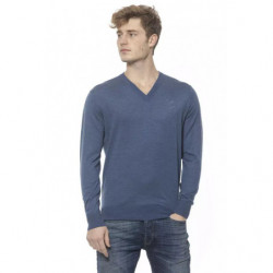 Maglione in cashmere blu - L