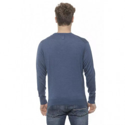 Maglione in cashmere blu - L