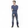 Maglione in cashmere blu - XL