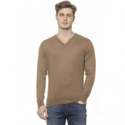 Maglione in cashmere beige...