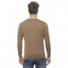 Maglione in cashmere beige - XL