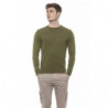 Maglione in cotone verde - XL