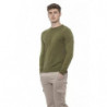 Maglione in cotone verde - XL