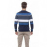 Maglione in cotone blu - S
