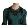 Maglione Girocollo In Lana Verde - IT40-S