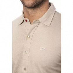 Camicia in cotone beige - XXL