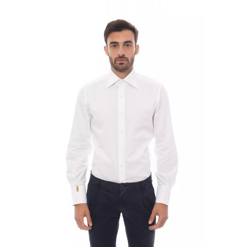 Camicia in cotone bianco - 4XL