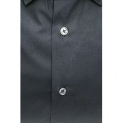 Camicia in cotone nero - XL