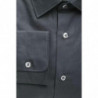 Camicia in cotone nero - XL