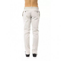 Jeans e pantaloni in cotone grigio - W54