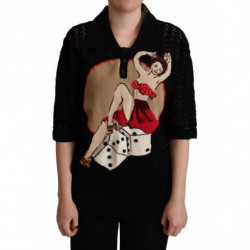 Maglione di cotone lavorato...