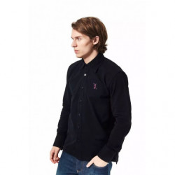 Camicia in cotone nero - S
