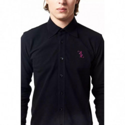 Camicia in cotone nero - S