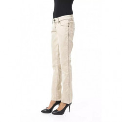 Jeans e pantaloni in cotone beige - W26