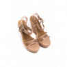 Sandalo in materiale esterno beige - EU39/US9