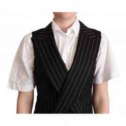 Gilet gilet con stampa leopardata marrone nero - IT40-S