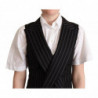 Gilet gilet con stampa leopardata marrone nero - IT40-S