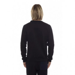 Maglione in cotone bianco e nero - XS
