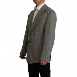 Blazer da giacca monopetto a quadri grigio - IT48 - M