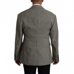 Blazer da giacca monopetto a quadri grigio - IT48 - M