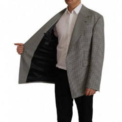 Blazer da giacca monopetto a quadri grigio - IT48 - M