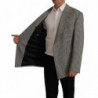 Blazer da giacca monopetto a quadri grigio - IT48 - M