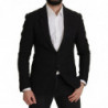 Blazer da uomo cappotto monopetto nero - IT50 - L