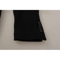 Blazer da uomo cappotto monopetto nero - IT50 - L