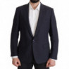 Giacca Cappotto Giacca ALTA SARTORIA Blu Scuro - IT56 - XL