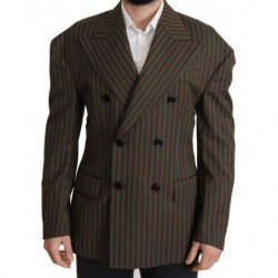 Blazer doppiopetto a righe...