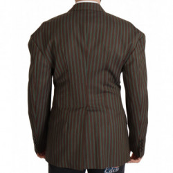 Blazer doppiopetto a righe multicolori - IT50 - L