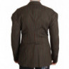 Blazer doppiopetto a righe multicolori - IT50 - L