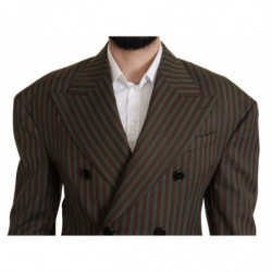 Blazer doppiopetto a righe multicolori - IT50 - L