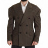 Blazer doppiopetto a righe multicolori - IT50 - L