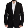 Blazer cappotto monopetto in lana nera - IT50 - L